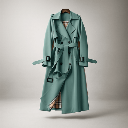 Trench Coat - Double-Breasted - Classic Style