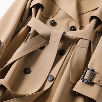 Trench Coat - Double-Breasted - Classic Style