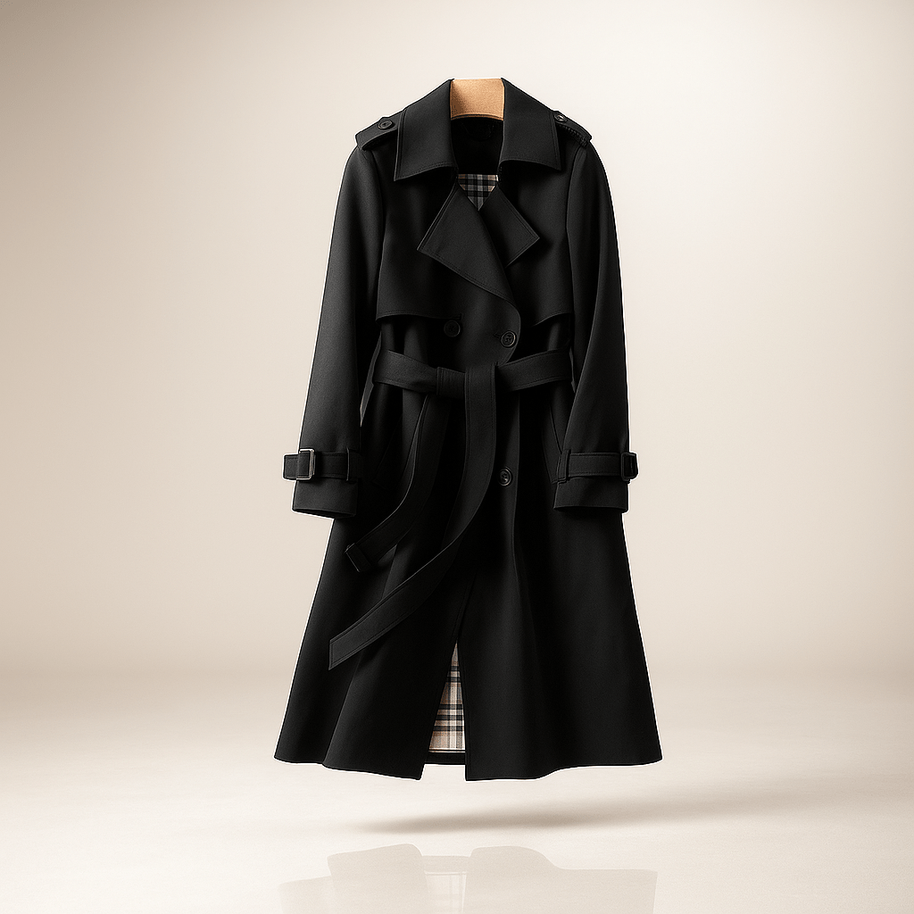 Trench Coat - Double-Breasted - Classic Style