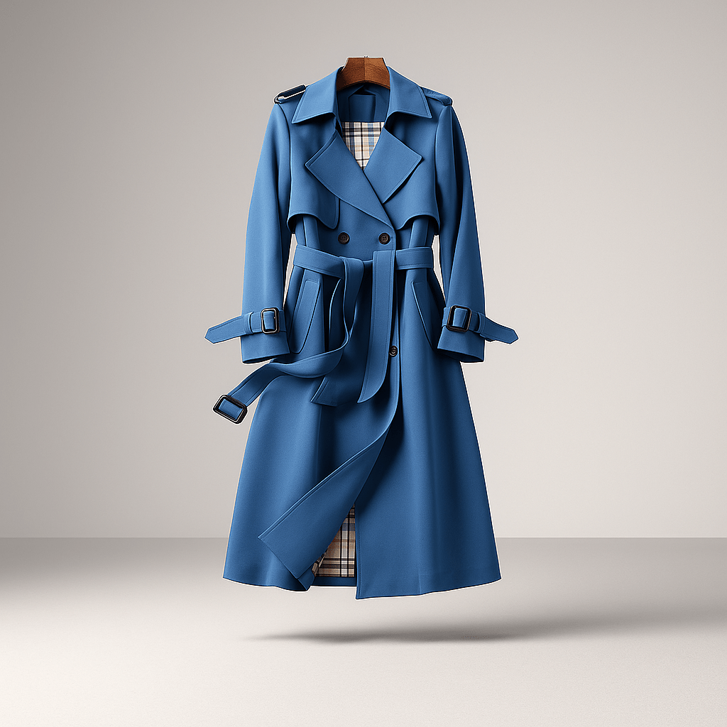 Trench Coat - Double-Breasted - Classic Style