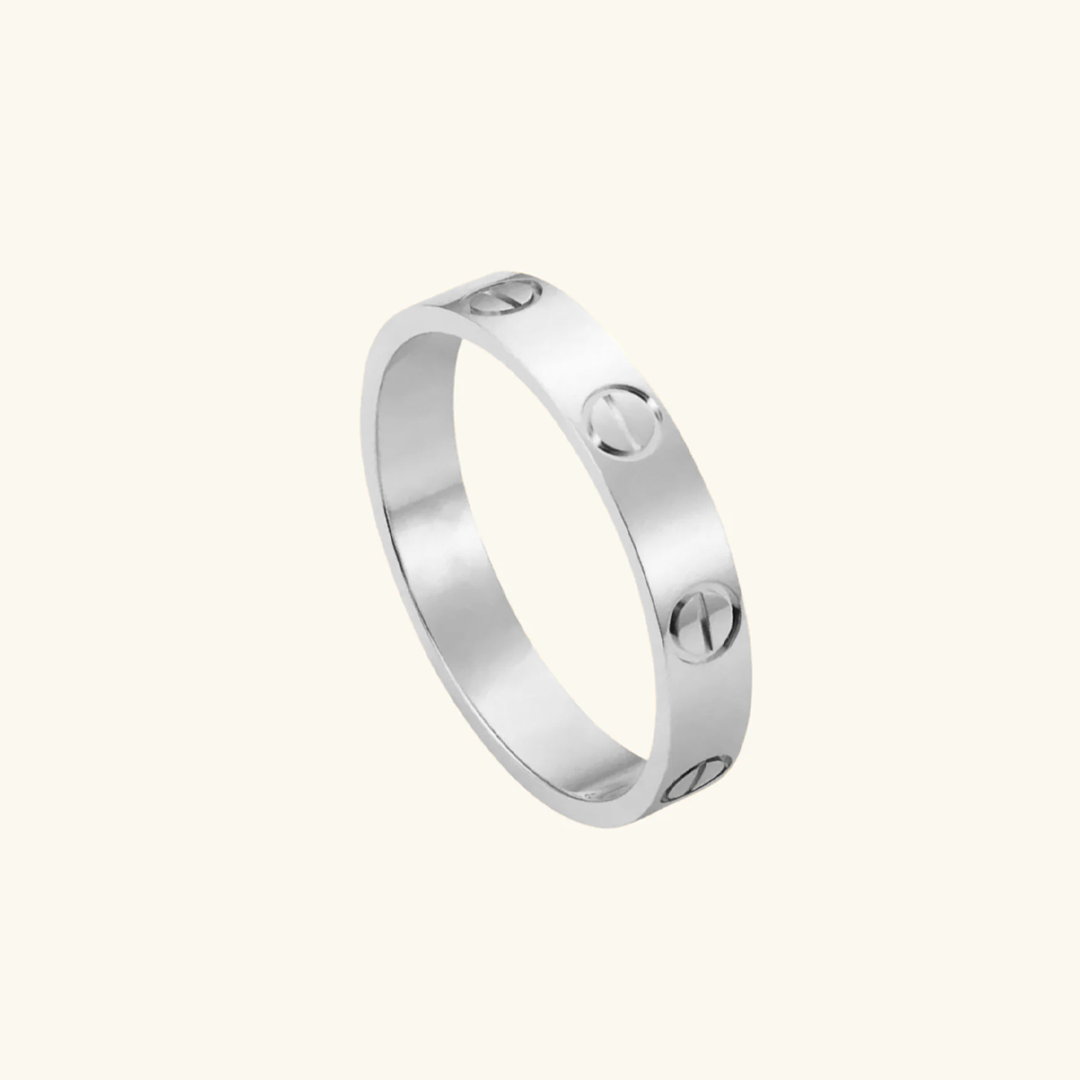 Liefde Bloemen Schoonheid Ring