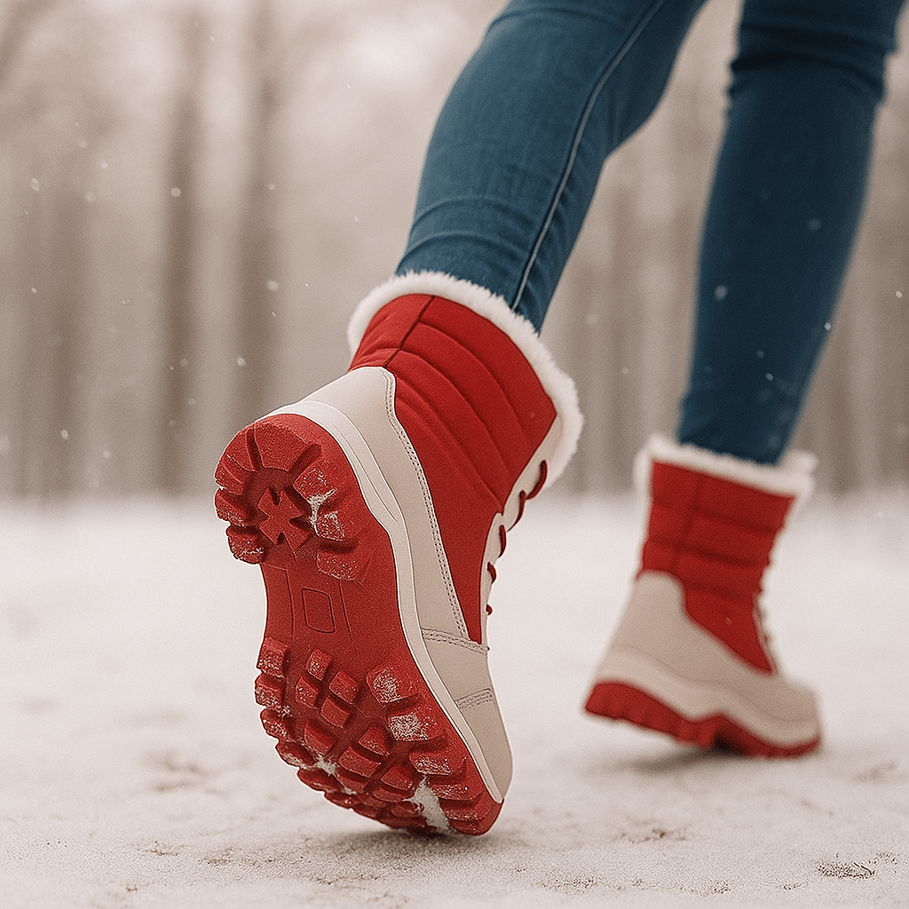 Fina Snow Boots - Platform Sole - Stylish Winter Comfort - Insulated