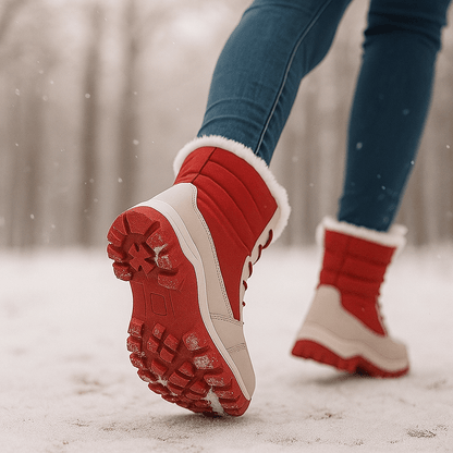 Fina Snow Boots - Platform Sole - Stylish Winter Comfort - Insulated