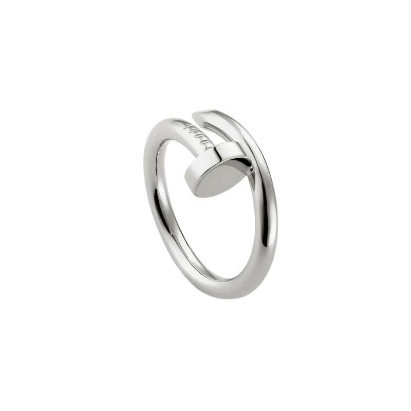 SILVER NAIL RING