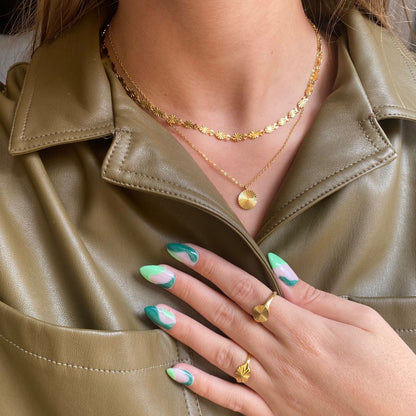 Sun Kiss Choker 18K Guldbelagt