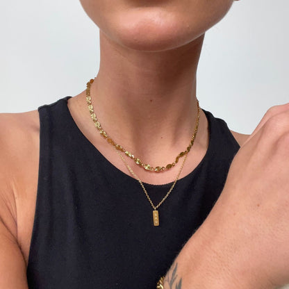 Sun Kiss Choker 18K Guldbelagt