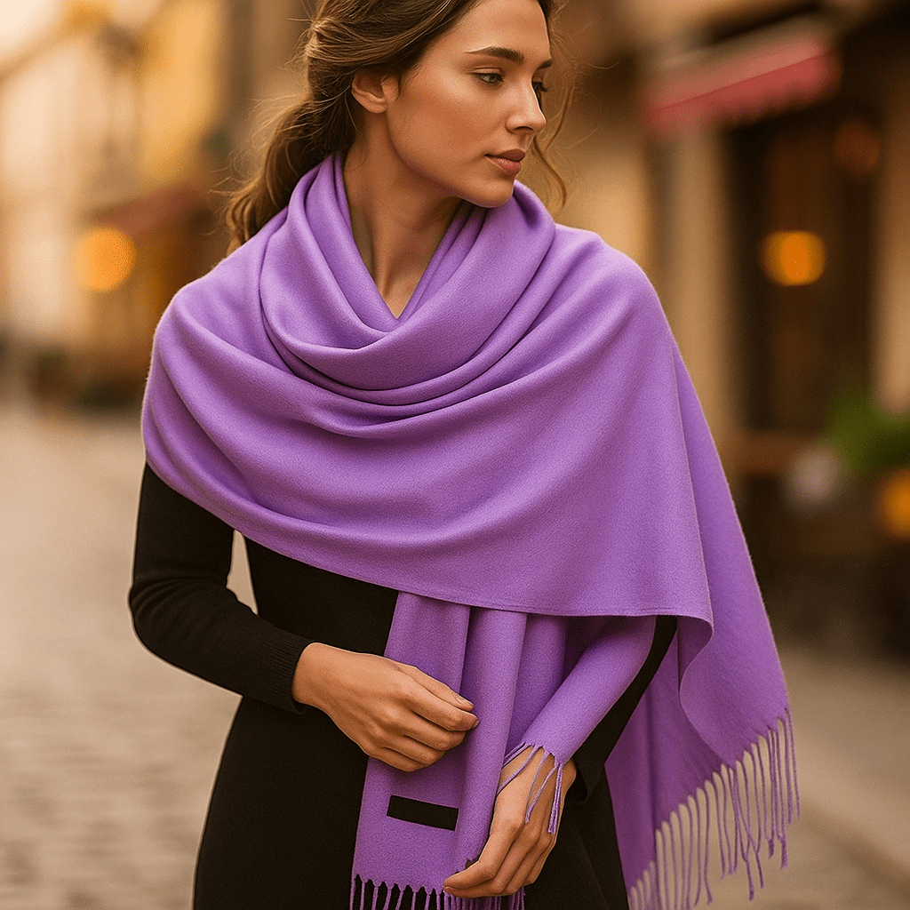 Women's Cashmere Scarf - Long - Soft - Elegant - Winter Wrap