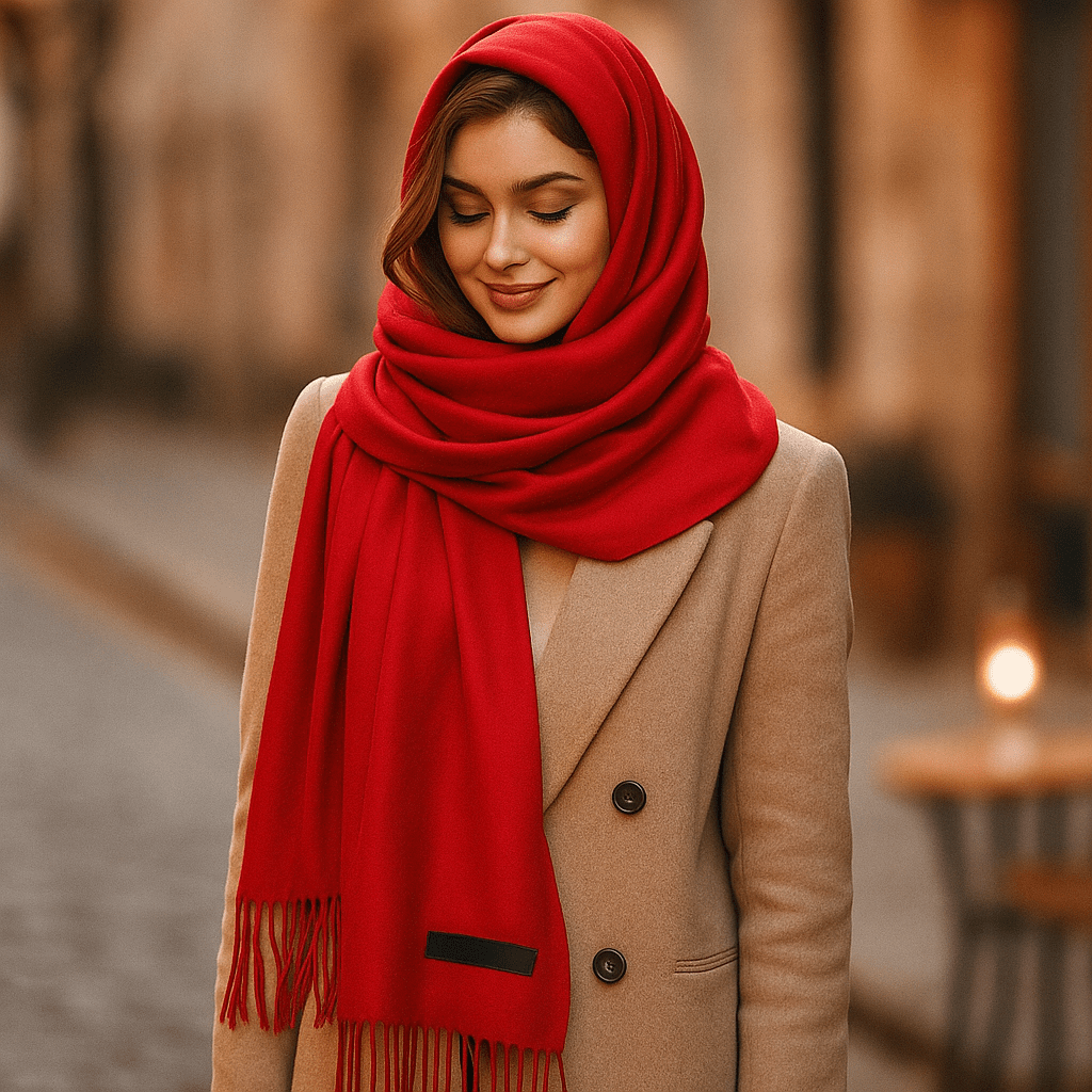 Women's Cashmere Scarf - Long - Soft - Elegant - Winter Wrap