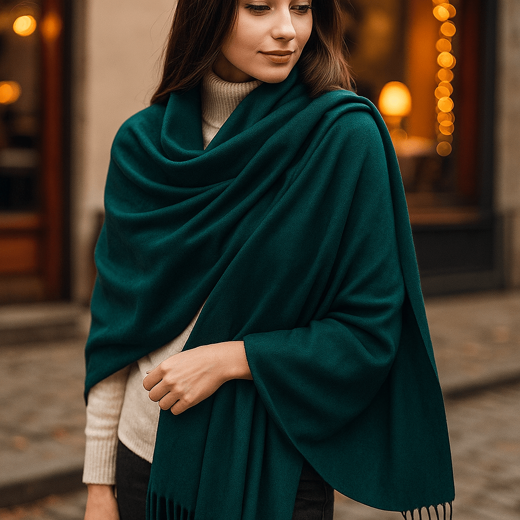 Women's Cashmere Scarf - Long - Soft - Elegant - Winter Wrap