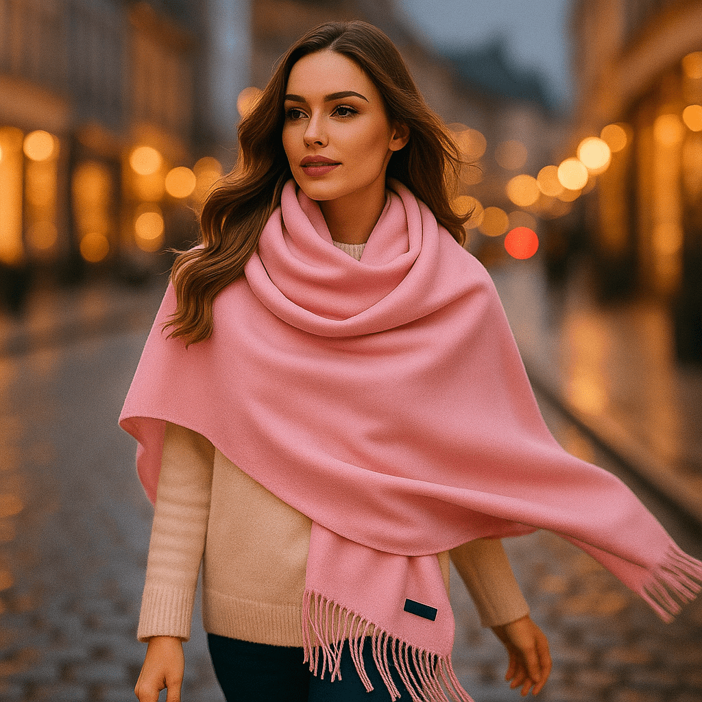 Women's Cashmere Scarf - Long - Soft - Elegant - Winter Wrap