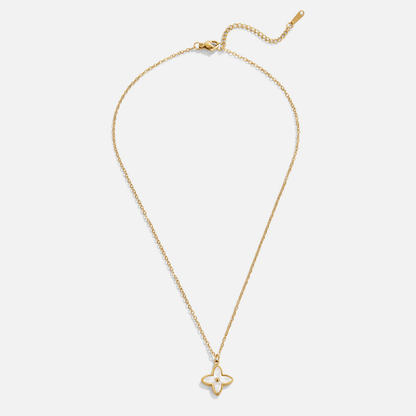 Bloesemblaadjes ketting
