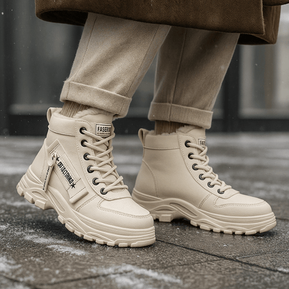 Waterproof Winter Ankle Boots - Fleece Lined - Warm Comfort