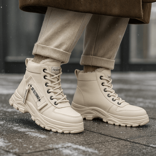 Waterproof Winter Ankle Boots - Fleece Lined - Warm Comfort