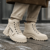 Waterproof Winter Ankle Boots - Fleece Lined - Warm Comfort