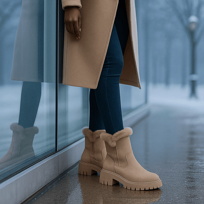 Gaby Winter Ankle Boots with Lining - Elegant - Non-Slip