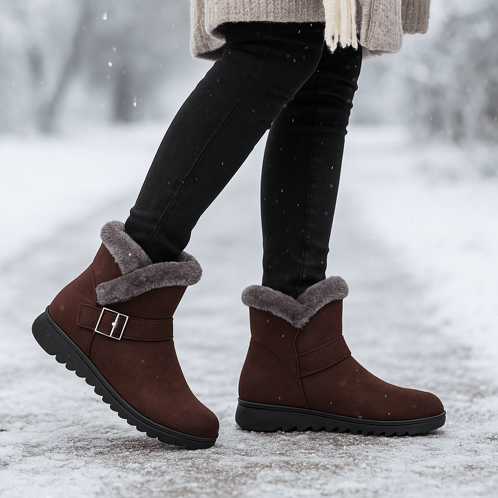 Klaire Winter Ankle Boots - Suede