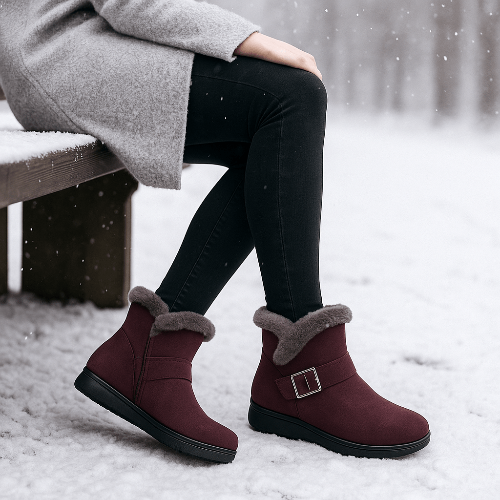 Klaire Winter Ankle Boots - Suede