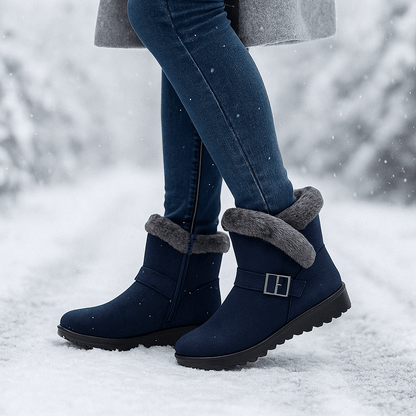 Klaire Winter Ankle Boots - Suede