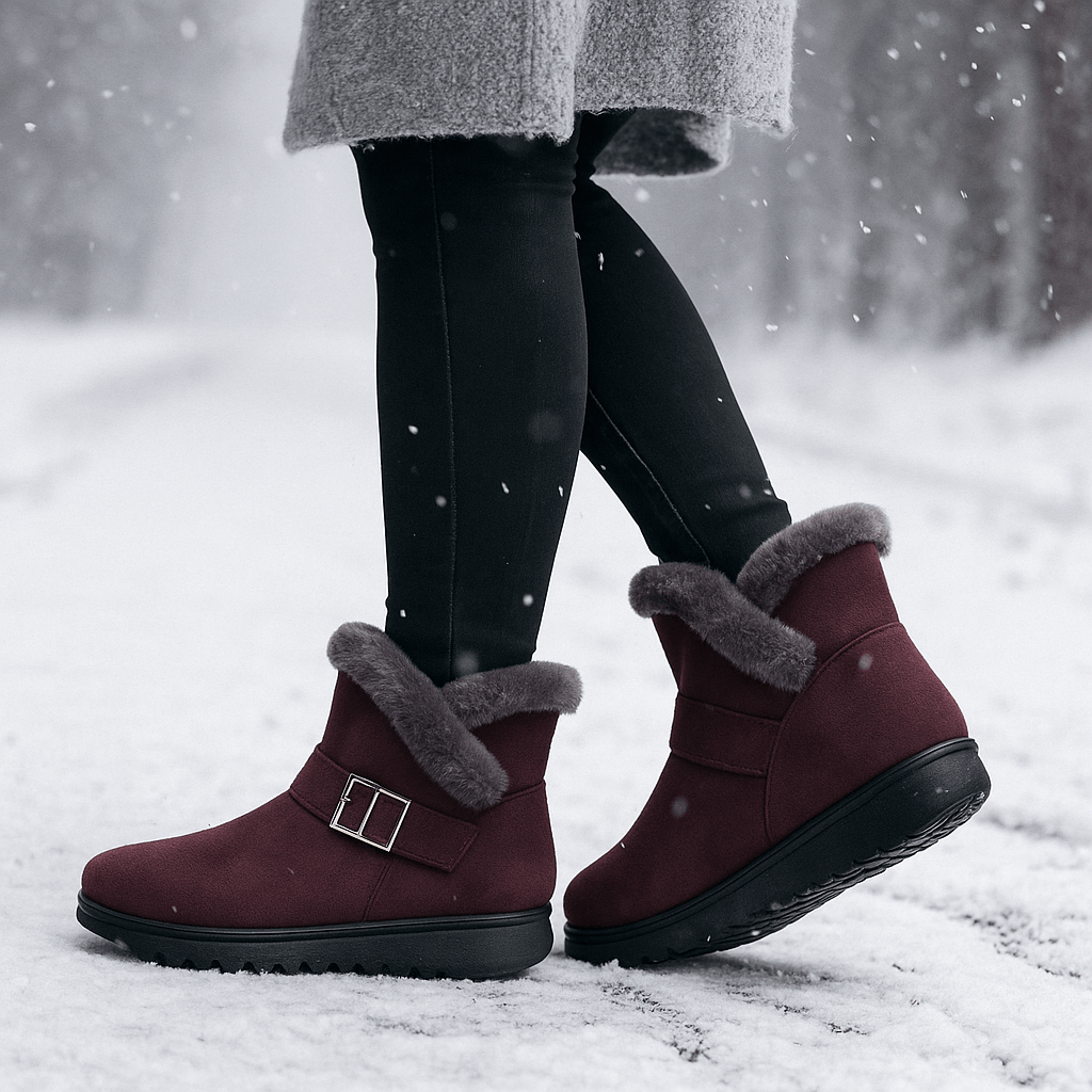 Klaire Winter Ankle Boots - Suede